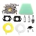 AISEN Carburetor AIR Filter KIT for POULAN PP210 2075C 2050WT 1950LE 1975LE 2055LE 2375LE 2150LE PPB1838LE WT-891 W-20 WT-89 WT-324 WT-391 WT-600 WT-624 WT-637 WT-662