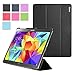 Samsung Galaxy Tab S 10.5 Case - Poetic Samsung Galaxy Tab S 10.5 Case [Slimline Series] - [Lightweight] [Ultra-slim] PU Leather Slim-Fit Trifold Cover Stand Folio Case for Samsung Galaxy Tab S 10.5 Black (3 Year Manufacturer Warranty From Poetic)