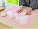 Drhob Silicone Roll Cut Mat Rolling Cutting Pad Fondant Cake Dough Decorating Tool li3