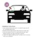 Fomei Uber & Lyft Creative Led Light Sign Car Logo - Uber LED Flashing Car Glow Cycle Sticker White Light Sign Sticker On Window with Intelligent Induction - Bright Glowing Wireless UBER LYFT Signs
