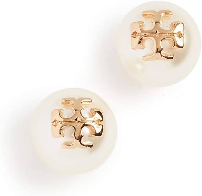 Tory Burch Women's Swarovski Imitation Pearl Stud Earrings