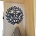 Peace Sign Plaque, World Peace, Decorative Wall Hanging Plaques, Authentic Upcycled Artwork from Haiti, Handmade, Indoor Outdoor,12 x 12 Inches