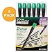 Dri Mark Dual Test - The Original Counterfeit Detection Marker Pen with UV LED Cap, Tests for Security Strips and Authentic Currency Paper - 6 UV Light/Pen Combinations