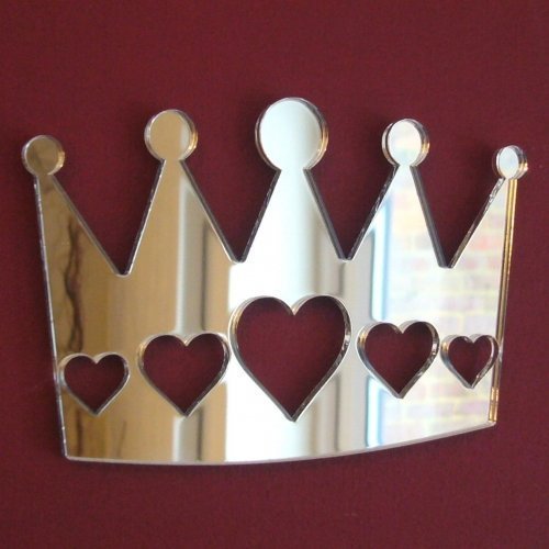Sendmeamirror Crown of Hearts Mirror 45cm x 38cm