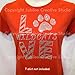 Love Wildcats Sparkly Clear Iron-on Rhinestone Crystal T-Shirt Transfer by JCS Rhinestones