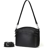 Genuine Leather Purses for Women Hand Bags Vintage Crossbody Bags for Women Shoulder Bag | Genuine Leather, Purses, for Ladies, with Two Strap