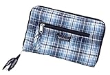 Bella Taylor True Blue Quilted Cotton Wrist Strap Wallet