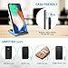 Wireless Charger, Seneo Upgraded 7.5W Stylish Qi Fast Wireless Charger Stand Compatible iPhone Xs, iPhone Xs Max, iPhone XR, iPhone X/8/8 Plus, 10W Galaxy Note 9/8/5/S9+/S9(No AC Adapter)