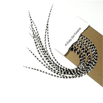 Amazon Com 10 Feathers 7 10 Inch Single Long Real Natural Black