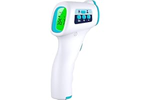 ByFloProducts, Forehead Thermometer, Non Touch Digital Thermometer for Adult and Baby, Digital Infrared Thermometer, Fast and