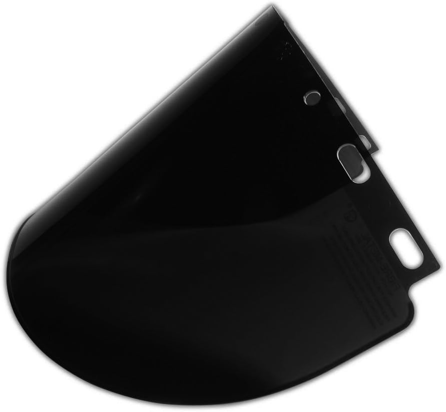 Fibre-Metal Hard Hat 4178IRUV Propionate Faceshields, 8 x 16.5 x .06, Shade 5 by Fibre-Metal Hard Hat