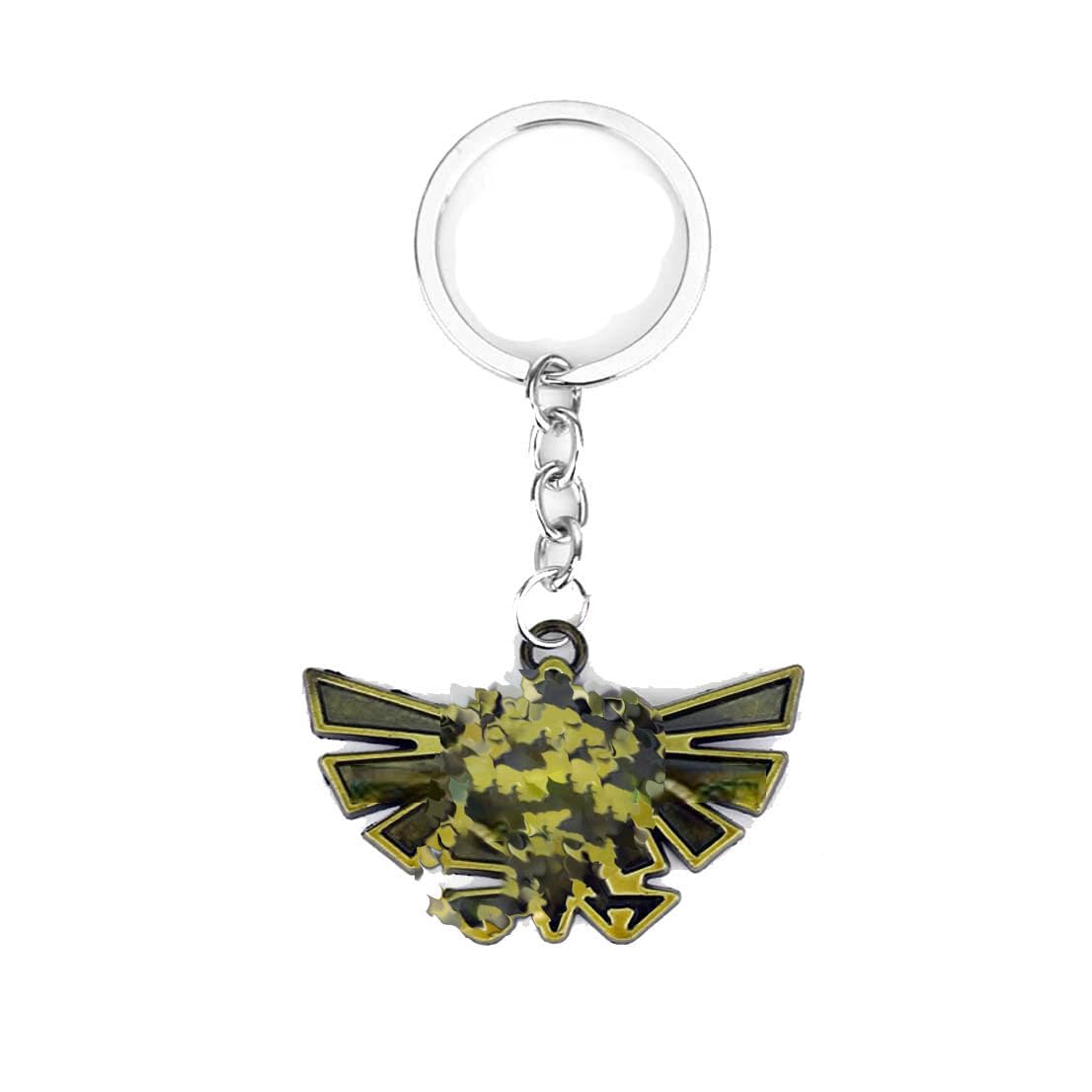FEIDIAO Link Keyring Metal Sign Enamel Zlda Keychain Zlda Shield Sign Keychain