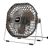 AUKEY USB Desk Fan, Ultra-Quiet Portable Table Fan with Strong Airflow for Home, Office and Bedroom, 7-Inch