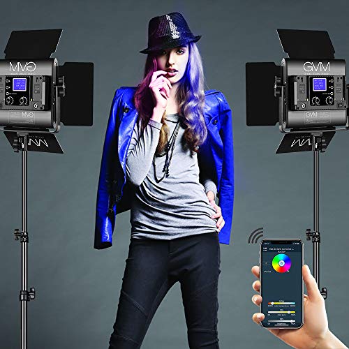 5 GVM+Video+Lighting+Photography+3200K+5600K