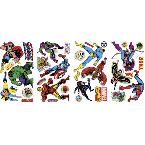 Roommates Rmk2328Scs Marvel Character Peel And Stick Wall Decals 31