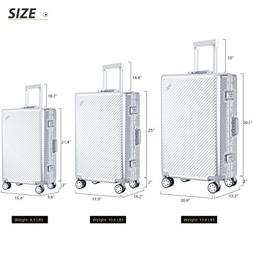 flieks aluminium frame luggage