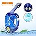 VERLIFE Snorkel Mask Full Face 180° Panoramic View with Anti-Fog Anti-Leak Design, 2018 Newest Generation Ultra-Wide Upgraded Free Breathing GoPro Compatible Snorkeling Mask for Adults and Kids