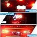 YITAMOTOR 1157 2357 7528 LED Bulb Red for Brake Tail Light, 2057 BAY15D LED Running Stop Light Bulbs for Car Truck Motorcycle Tractor, 12V-24V, 2-Pack