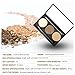 CCbeauty 3 Color Eyebrow Powder with Brush and Mirror Kit Eyebrow Concealer Cream Waterproof Brow Makeup Contour Palette,Light Brown