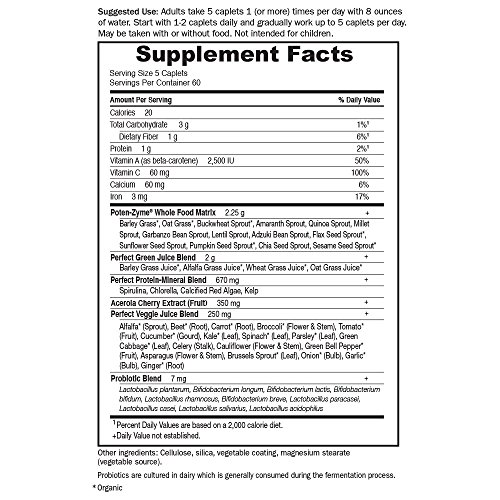 image for Garden of Life Whole Food Vegetable Supplement - Perfect Food Green Su