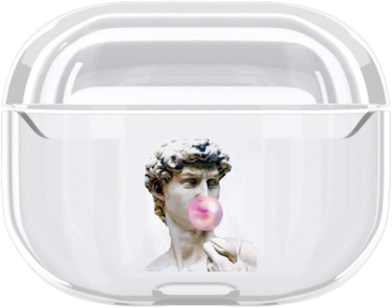 Weiyo unusual Cute Painted Case For Apple Airpods Pro Case Cartoon Funny Statue Art Wireless Bluetooth Earphone Case For Airpods 3 Soft Protective Case