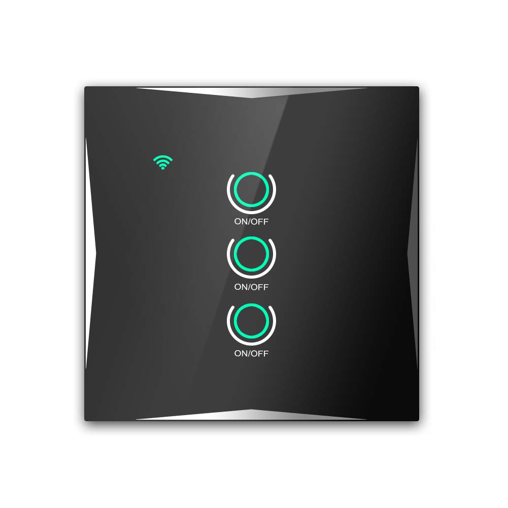 Smart Wall Light Switch，MASAMALA Smart Switch Compatible with Alexa and