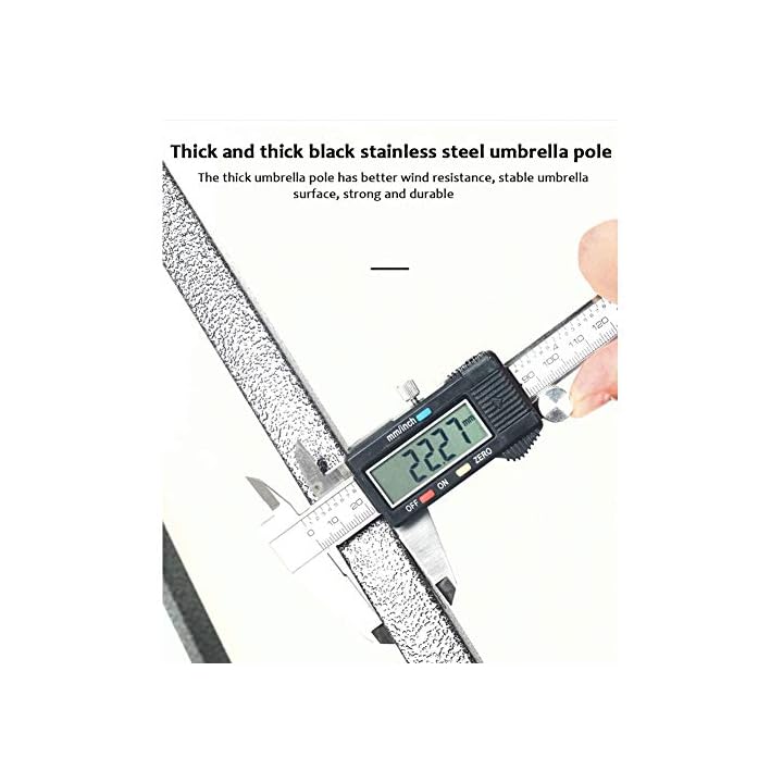 Ycrdtap Verstellbarer wasserdichter Sonnenschirm für den Außenbereich