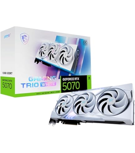 MSI Gaming RTX 5060 Ti 8G Gaming Trio OC White Graphics Card (8GB