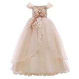 Kid Princess Wedding Lace Flower Girl First