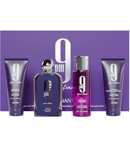 Amazon.com : Afnan 9 AM Pour Femme Luxury Gift Set : Beauty