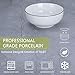 TGLBT Salad Soup Bowls 55 Ounce Porcelain Serving Pho Bowl Set Stackable White,3 Packs