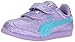 PUMA Girls' Whirlwind Glitz V Kids Sneaker, Purple Rose-Blue Atoll, 8 M US Toddler