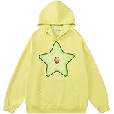 Aelfric Eden Graphic Hoodie Cute Star Oversized Sweatshirt Unisex Casual Y2k Hooded Pullover with Pocket