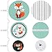 Big Dot of Happiness Mr. Foxy Fox - Baby Shower or Birthday Party Giant Circle Confetti - Party Decorations - Large Confetti 27 Count