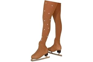 ChloeNoel Figure Skating Tan Over The Boot Tights TB8832