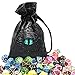 Haxtec Dragon Eye Dice Bag Drawstring Leather DND Dice Pouch Storage Bag for D&D Dices Coins and Accessories (Eternal-Blue Eye) Patent Number D893867