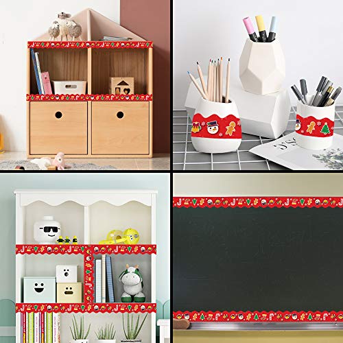 image for GMAOPHY Christmas Bulletin Borders Stickers, 50 ft Christmas Decoratio