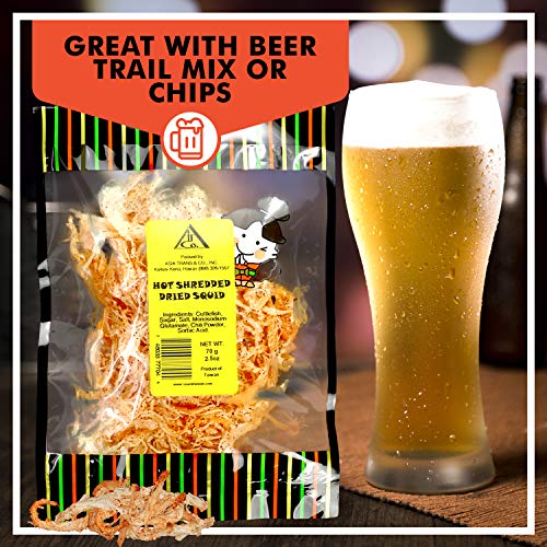 Spicy Hot Saki Ika Dried Cuttlefish Snack Hawaiian Seafood Jerky