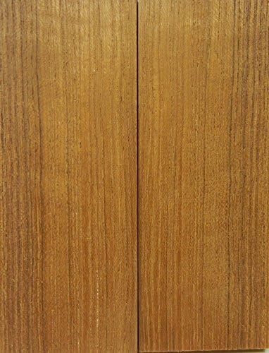 Teak (2 pc) Knife Scales 3/8" x 1 3/4" x 5" 500