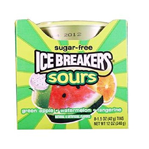 Product Of Ice Breakers, Sours Green Apple/Watermelon/Tangerine Cans, Count 8 (1.5 oz) - Mints / Gra - //medicalbooks.filipinodoctors.org