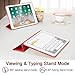 ESR Yippee Trifold Smart Case for iPad 6th Generation 2018/2017 (Not for iPad 10.2) [Lightweight] [Multi-Angle Viewing Stand Case] [Auto Sleep/Wake] for iPad 5th/6th Gen - Red