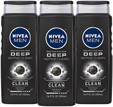 Amazon Com Nivea Men Hair Face Body Wash Active Clean Shower Gel 250ml Beauty