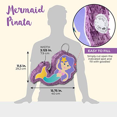 1 Mermaid+Pinata+Birthday+Supplies+Themed