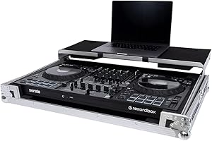 HEADLINER LOS ANGELES Headliner Flight Case Compatible with Pioneer DJ DDJ-FLX10 with Laptop Platform