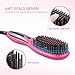 Trèsutopia Ionic Hair Straightening Brush with Fast Heated MCH Technology, Anti-Scald and Temperature Lock Function, 265 °F - 450 °F, 100-240 V Worldwide Voltage (Hot Pink)
