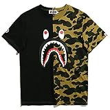Christo Boys Casual Fashion Crewneck T Shirt Camo Tees Unisex Pullover Tops, X-1black, X-large