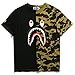 Christo Boys Casual Fashion Crewneck T Shirt Camo Tees Unisex Pullover Tops, X-1black, X-large