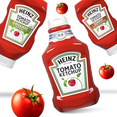HEINZ TOMATO KETCHUP VALUE SIZE, 64 OZ BOTTLE