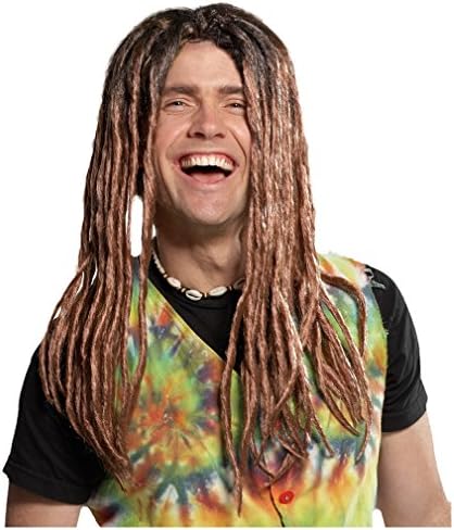 Sexy Brown Long Unisex Wig