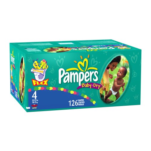 Pampers Baby Dry cp junior+ 22's 4x22 's (4015400602019)